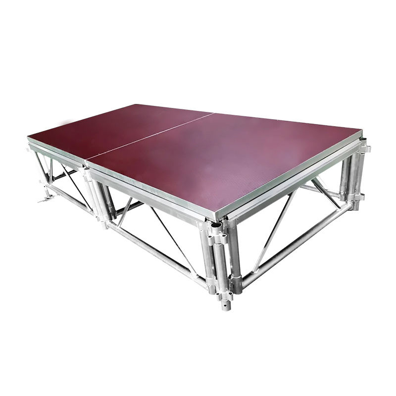 Outdoor Aluminum Portable Concert Stage Platform 24.4x18.3m.