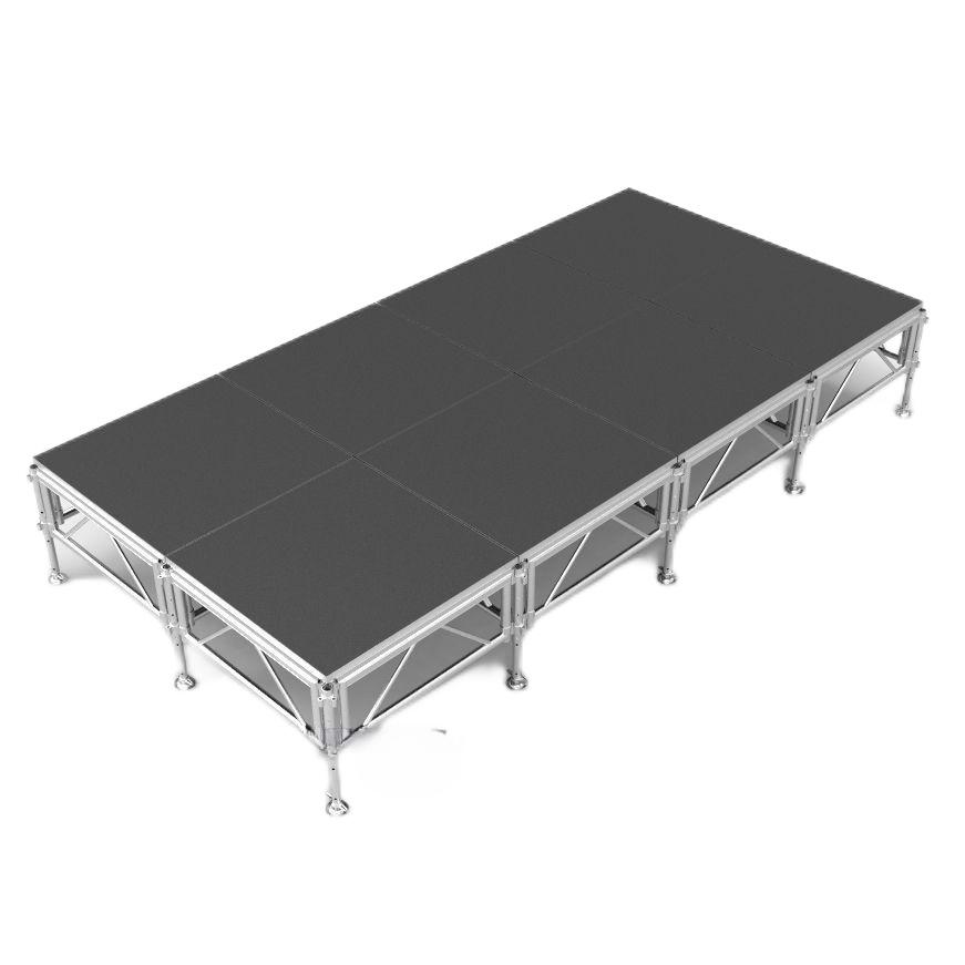 Aluminum Lightweight Square Concert Stage Height : 0.4-0.8m