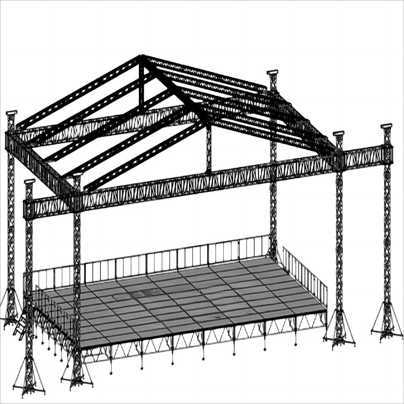 Concert Aluminum System Roof Truss 15x15x10m