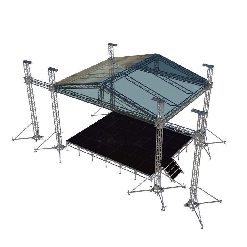 aluminum truss system truss roof 15x5x8m