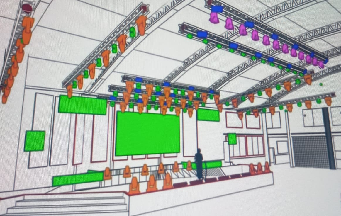 concert lighting truss 