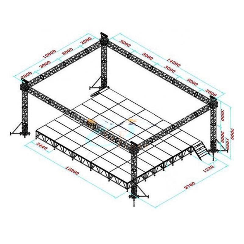 Durable Truss Stage System