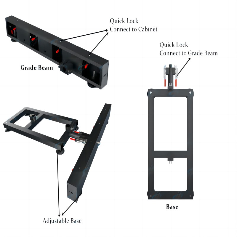 Wall Ground Stand Support