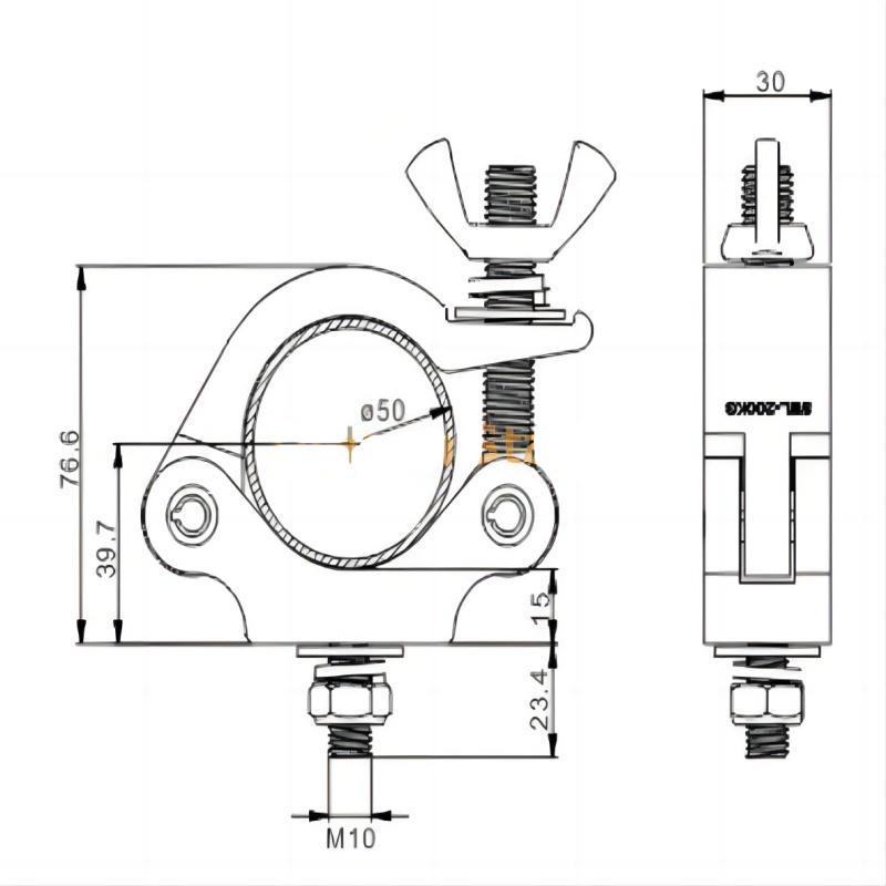 concert clamp hook truss