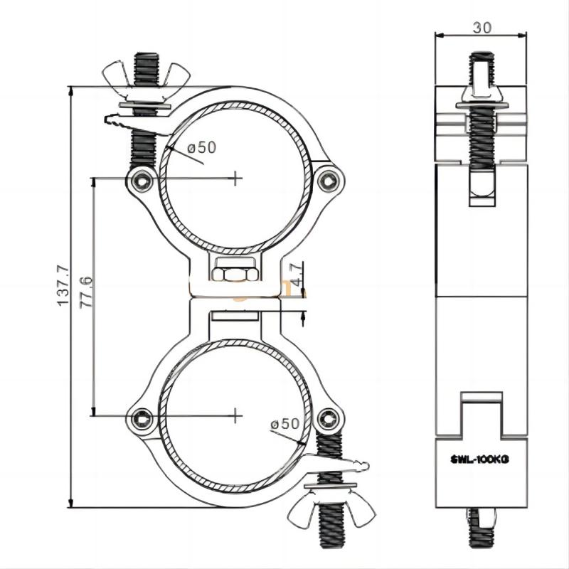 clamp hook truss