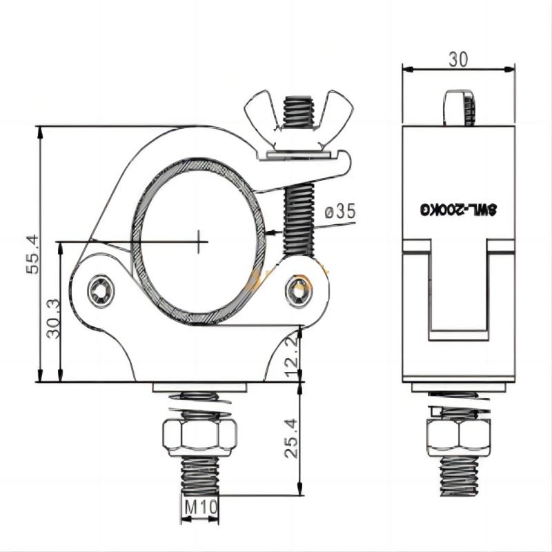 lighting hook truss