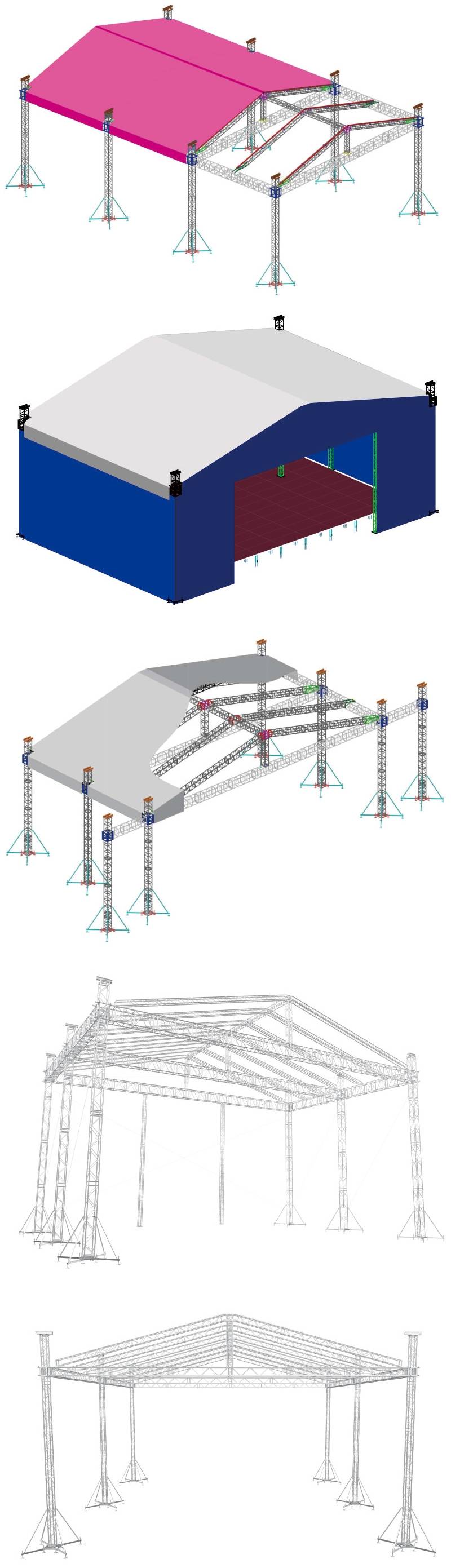 Curved Roof Truss Design 