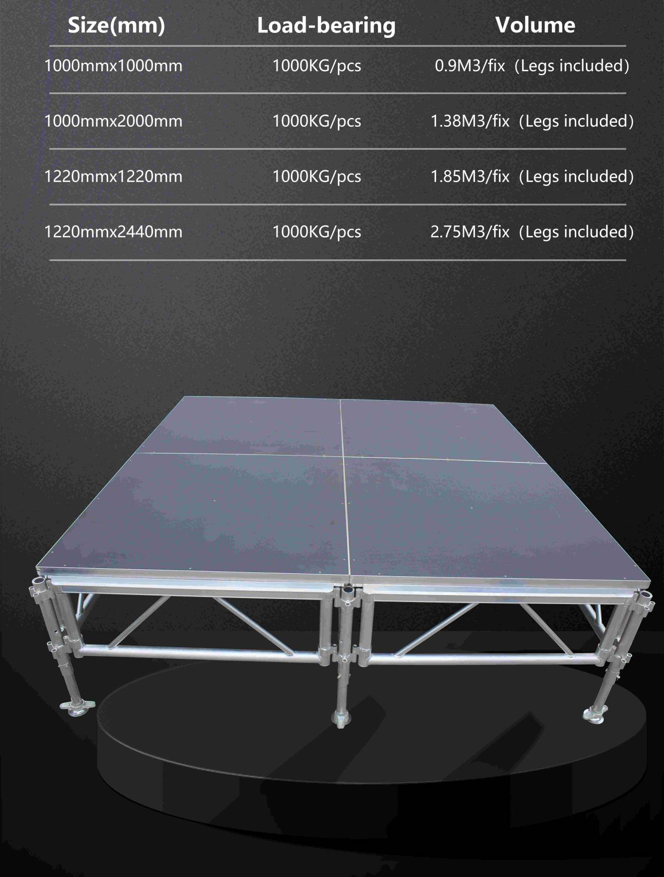  Assemble Stage For Sale