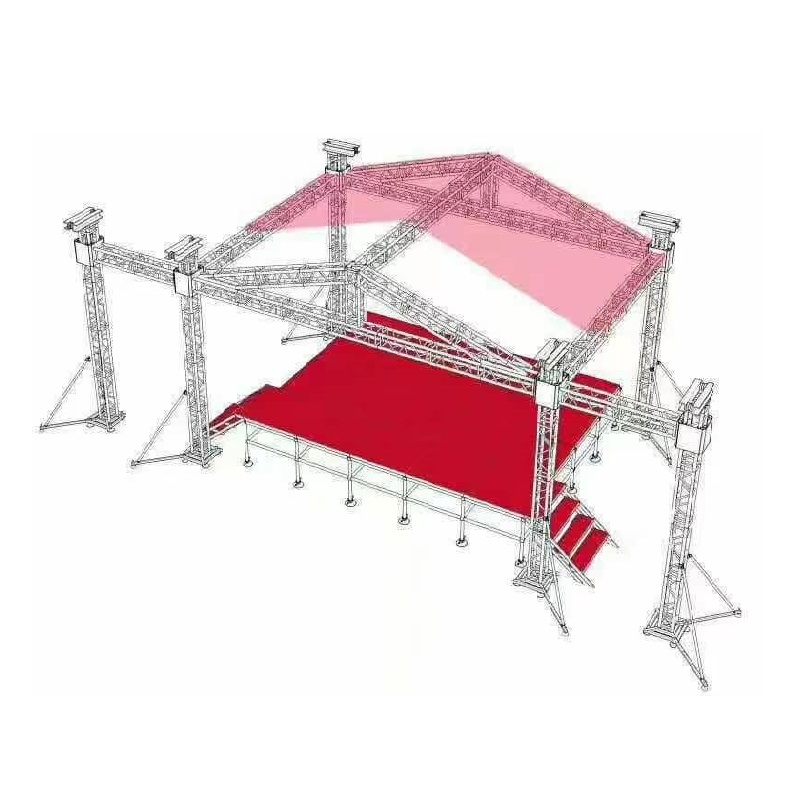 concert roof truss for speakers